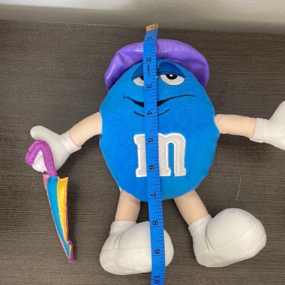 Blue M & M Character Plush - Picture 5 of 6